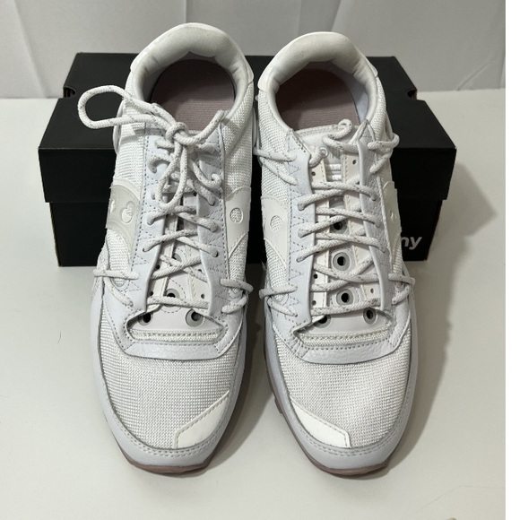 Saucony Jazz DST Shoes White/Shadow S70528-1 Size 12 Men 13.5 Women Medium Box - Picture 3 of 7